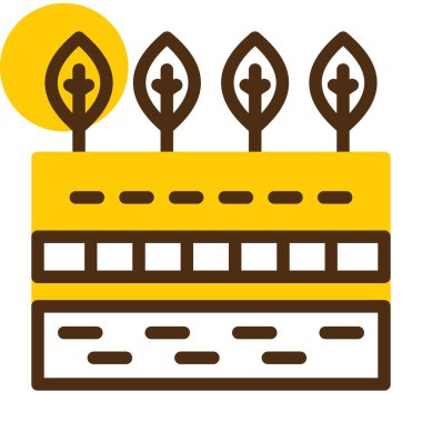 Mumlar. Web simgesi basit illüstrasyon