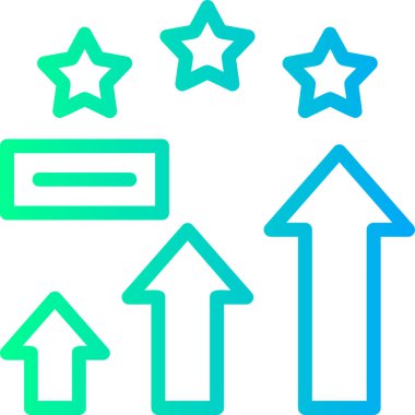 yukarı ok simgesi vektör illüstrasyonu