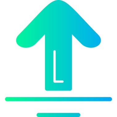 Ok simgesi, basit vektör tasarımı