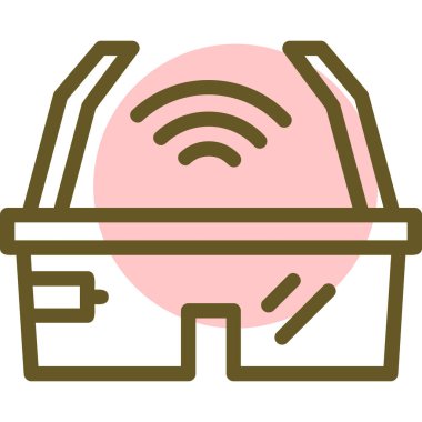 - İnternet. Web simgesi basit illüstrasyon