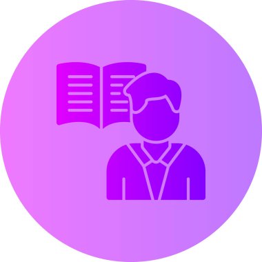 Kitap. Web simgesi basit illüstrasyon