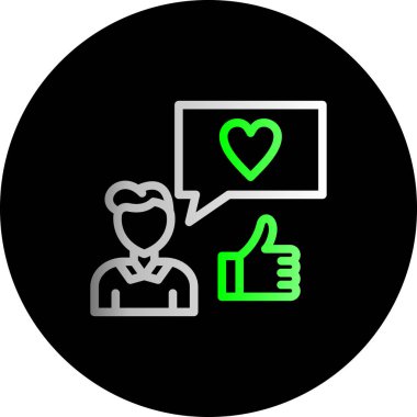 glyph düz simgesi gibi