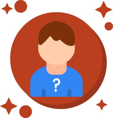 avatar simgesi vektör illüstrasyonu