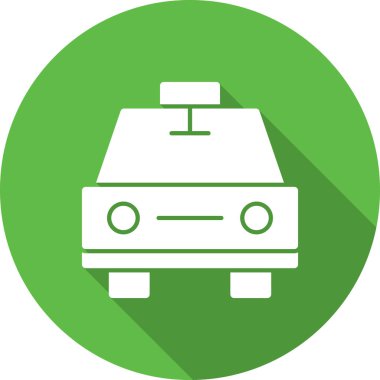 araba yıkama servisi simgesi düz stil