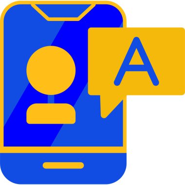 Kişi telefon simgesi ara