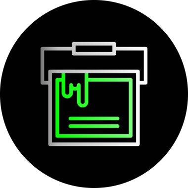 Benzersiz takvim tarihi vektör simgesi