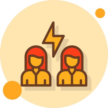 Takım & için iş yönetimi düz simgeleri