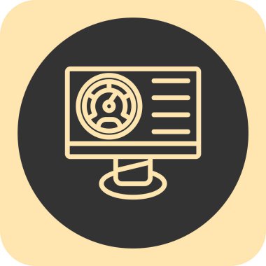 seo modern simgesinin vektör illüstrasyonu