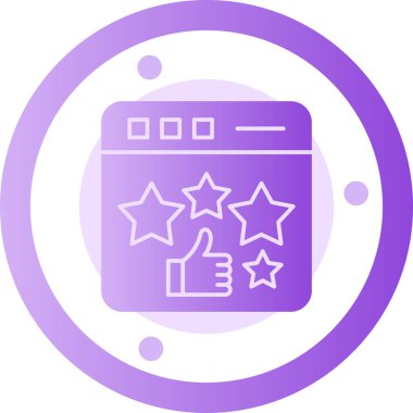 seo modern simgesinin vektör illüstrasyonu