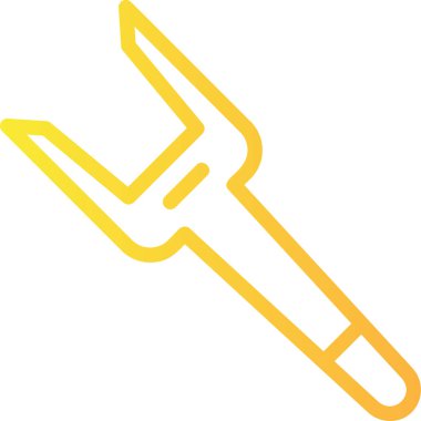 Çekiç. Web simgesi basit illüstrasyon