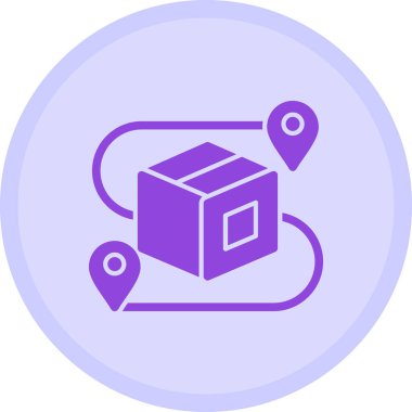 Teslimat. Web simgesi basit tasarım