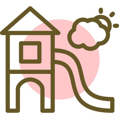 Çiftlik. Web simgesi basit tasarım