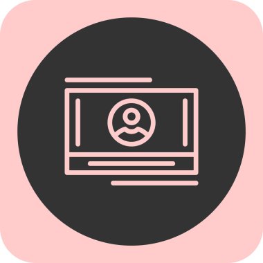 seo modern simgesinin vektör illüstrasyonu