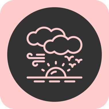 hava simgesi vektör illüstrasyonu