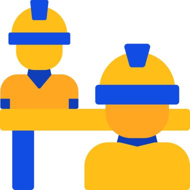 İnşaat işçisi simgesi - taslak biçimi