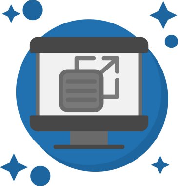 dizüstü bilgisayar simgesi, vektör illüstrasyonu