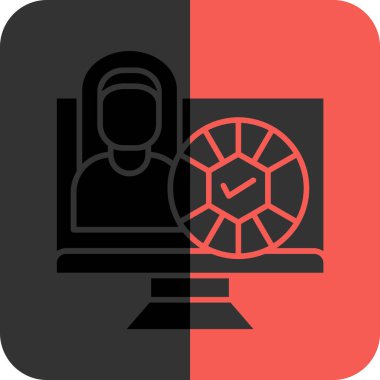 Video konferansı. Basit resimleme