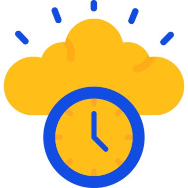 Hava tahmini simgesi düz biçimli