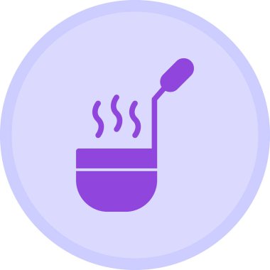 Mangal. Web simgesi basit illüstrasyon