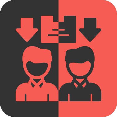 insanlar simge vektör illüstrasyonu