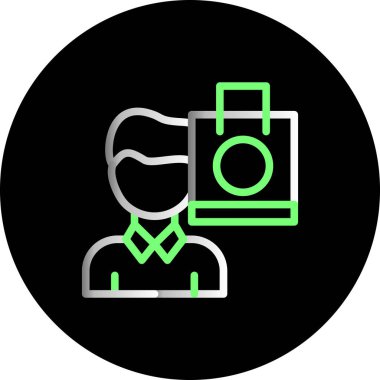 Eşsiz Kamera Vektör Satırı Simgesi