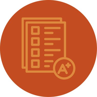 Belge simgesinin vektör illüstrasyonu