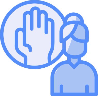 el simgesi, vektör illüstrasyonu