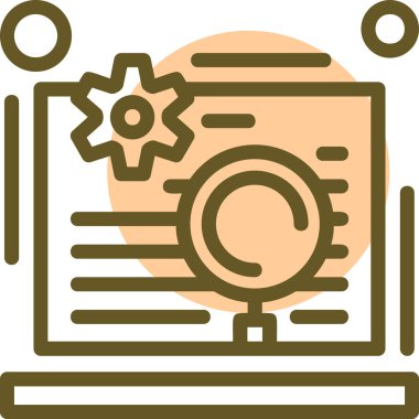 Simge vektör illüstrasyonu ayarlanıyor