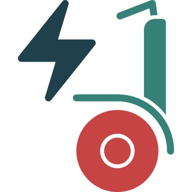 Elektrik kablosu. Web simgesi basit illüstrasyon