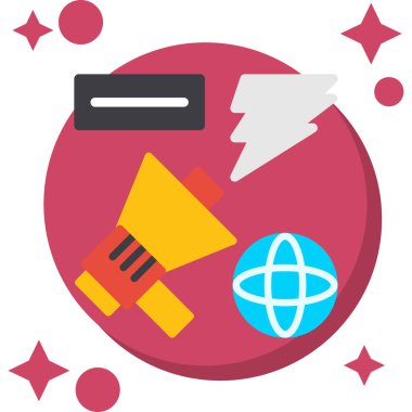 iş düz simgeler kümesi