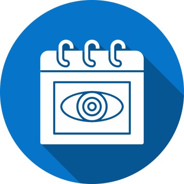 Göz simgesi vektör illüstrasyonu