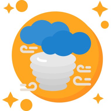 Bulut. Web simgesi basit illüstrasyon