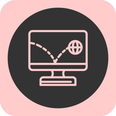 vektör izleyici simgesi illüstrasyonu