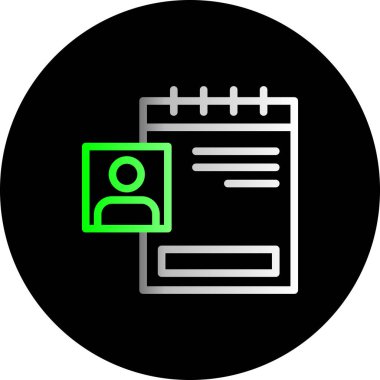 Vektör belgesi Simge illüstrasyonu