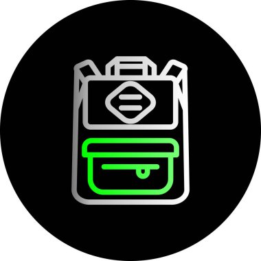 çanta torba vektör simgesi tasarımı