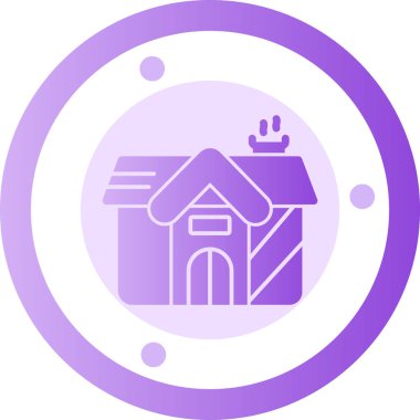 Modern binanın vektör illüstrasyonu