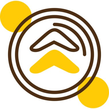 Ok. Web simgesi basit illüstrasyon