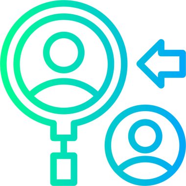 Arama konumu simgesini - taslak biçiminde bul