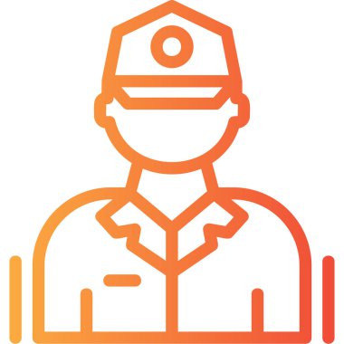 Doktor. Web simgesi basit illüstrasyon