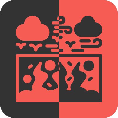 veri merkezi vektör simgesi