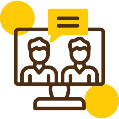 iş takımı simgesi vektör illüstrasyonu