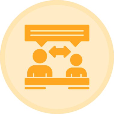 İnsan simgesinin vektör illüstrasyonu