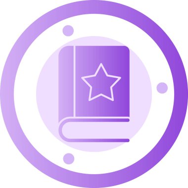 Kitap. Web simgesi basit illüstrasyon