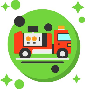 Vektör illüstrasyonu, düz simge ögesi.