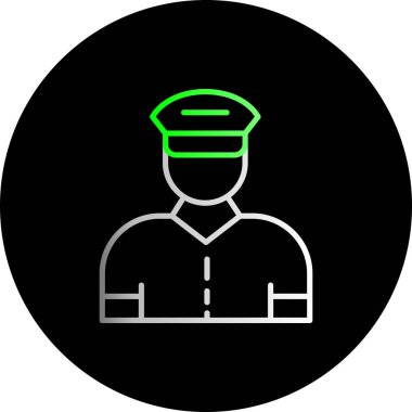 İnsan simgesinin vektör illüstrasyonu