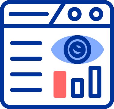 kimlik kartı web simgesi basit illüstrasyon