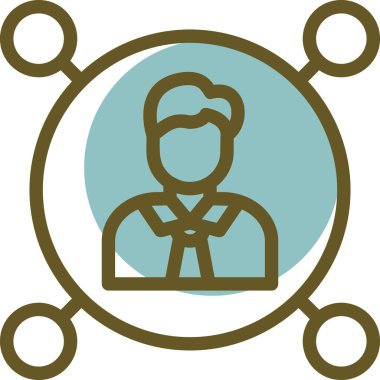 Adamım. Web simgesi basit tasarım