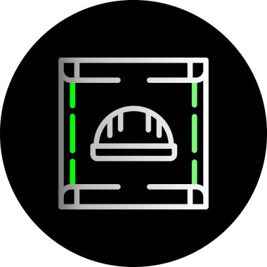 vektör inşaat başlığı ico