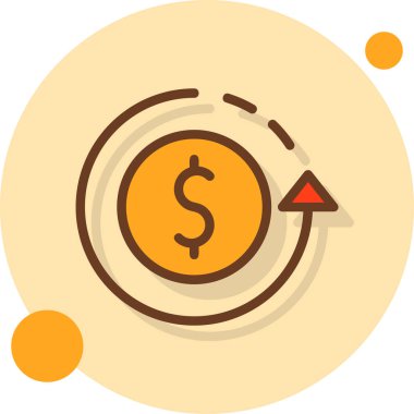 Para değişimi. Basit illüstrasyon