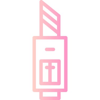 Basit vektör illüstrasyon süt torbası